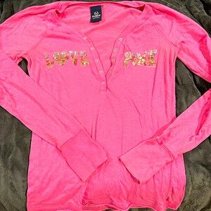 Pink brand, Love Pink sequin shirt